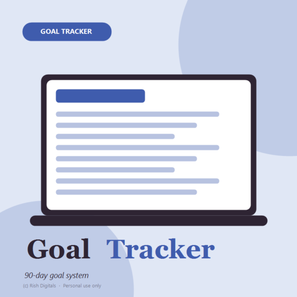90-Day Goal Tracker Bundle