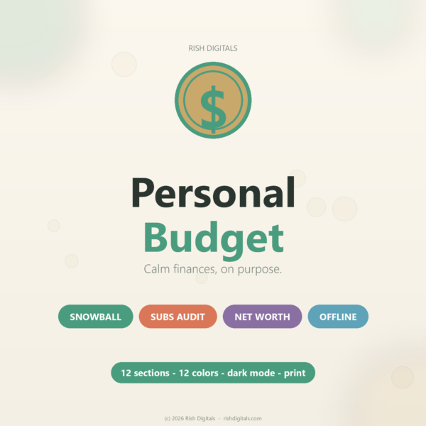 Personal Budget Planner