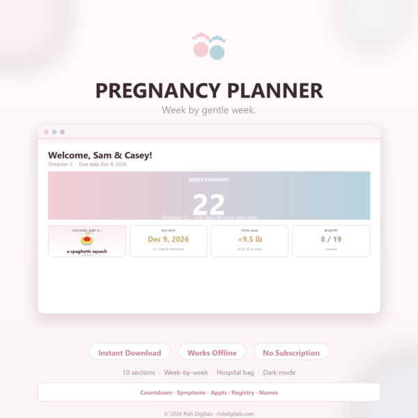 Pregnancy Planner