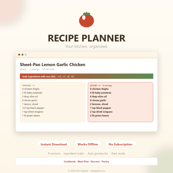 Recipe Planner